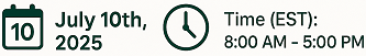 Summit Registration 1 date and time