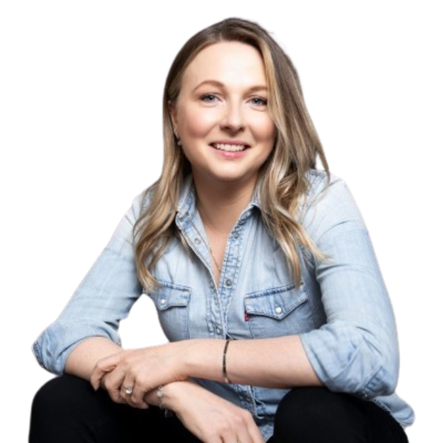 Larissa Schneider speaking on stage at the Software Oasis™ B2B Executive AI Bootcamp about enterprise AI statistics on AI that actually ships